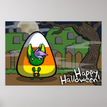 Affiche heureuse de Halloween Neekksy