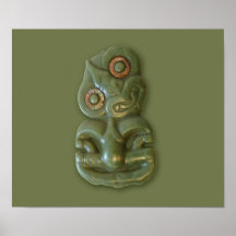 Affiche maorie de Hei-Tiki