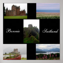 Affiche mignonne de l'Ecosse