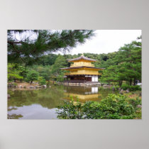 AFFICHE - pagoda d'or à Kyoto