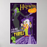 Affiche personnalisée de partie de samedi Hallowee