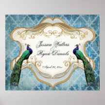 Affiche personnalisée royale d'anniversaire de ble