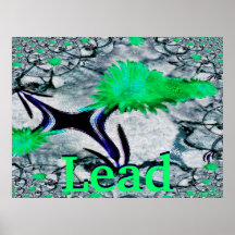Affiche-Personnaliser de floraison de la terre d'a