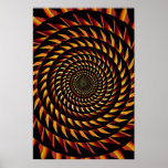 Affiche Trippy : Spirale de dent de scie