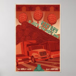 Affiche troisième de propagande de jeu électroniqu