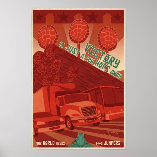 Affiche troisième de propagande de jeu électroniqu