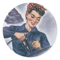 Affiche vintage de guerre - autocollants de travai