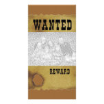 Affiche voulue Photocard Carte Avec Photo