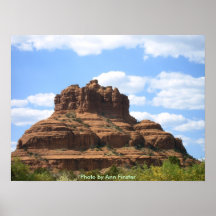 Affiche/vue @ Sedona, Arizona roche de Bell