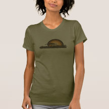 Afrikaanse Zonsondergang - Dark T Shirts
