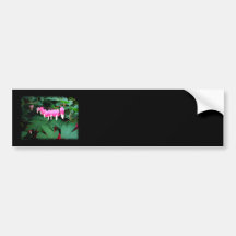 Aftappende Harten. Roze Bloemen Bumpersticker