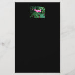 Aftappende Harten. Roze Bloemen Persoonlijke Folder