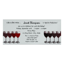 Âgé à l'invitation d'anniversaire de perfection