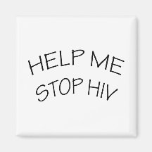 Aidez-moi à arrêter HIV Aimant