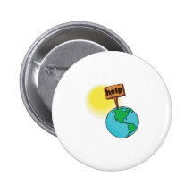 Aidez notre planète pour concevoir pin's avec agrafe
