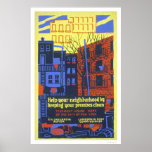 Aidez votre voisinage WPA 1936 Affiches