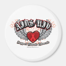 Ailes d'AIDS/HIV Aimant