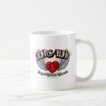 Ailes d'AIDS/HIV Tasse À Café