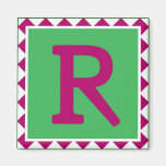 Aimant coloré de la lettre "R" -