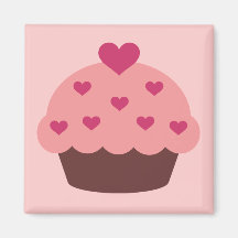 Aimant d'amour de petit gâteau
