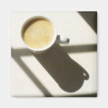 Aimant de café bonjour