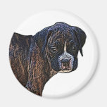 Aimant de chiot de boxeur