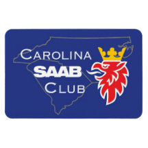 Aimant de club de la Caroline Saab Magnet En Vinyle