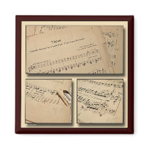 Aimant de collage de musique de piano