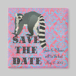 Aimant de date du Roi Julian Damask Save The magnets
