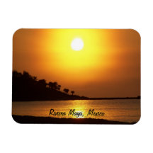 Aimant de mer des Caraïbes de Cancun Mexique de Ma Magnets