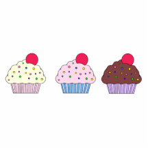 Aimant de petit gâteau découpages en acrylique