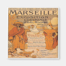 Aimant de poster vintage