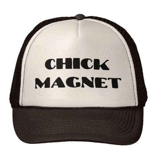Aimant de poussin casquette de camionneur