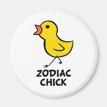 Aimant de poussin de zodiaque