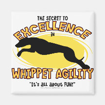 Aimant de secret de whippet d'agilité
