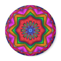 Aimant décoratif de kaléidoscope