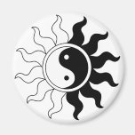 Aimant du soleil de yang de Yin