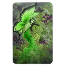 Aimant féerique d'art d'imaginaire d'absinthe magnets en vinyle