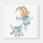 Aimant frais mignon de chèvre de bande dessinée magnets