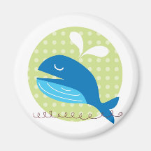 Aimant heureux de baleine