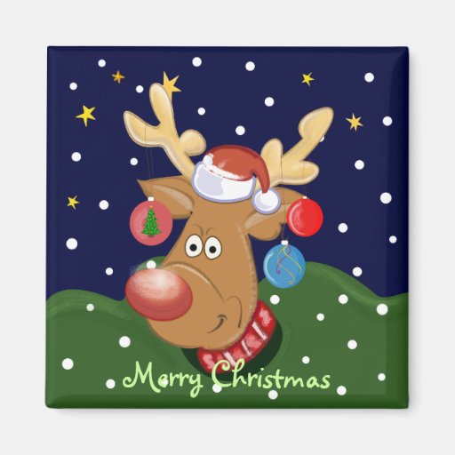 Aimant mignon de Ckristmas de bande dessinée avec 