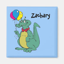 Aimant personnalisé de ballon d'alligator