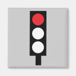 Aimant rouge de feu de signalisation