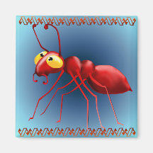 Aimant rouge de fourmi