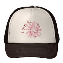 AIMEZ-MOI rouge de MARGUERITE DES PRÉS Casquette De Camionneur
