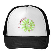 AIMEZ-MOI vert de MARGUERITE DES PRÉS Casquettes De Camionneur