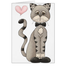 Aimez mon chat carte de vœux