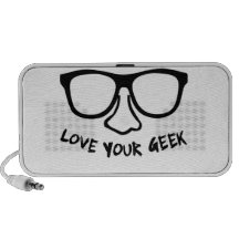 Aimez votre geek haut-parleur notebook