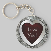 Aimez-vous ! Coeur Keychain porte-clés