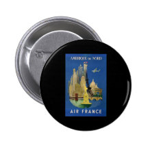 Air France AMERIQUE DU NORD Badges